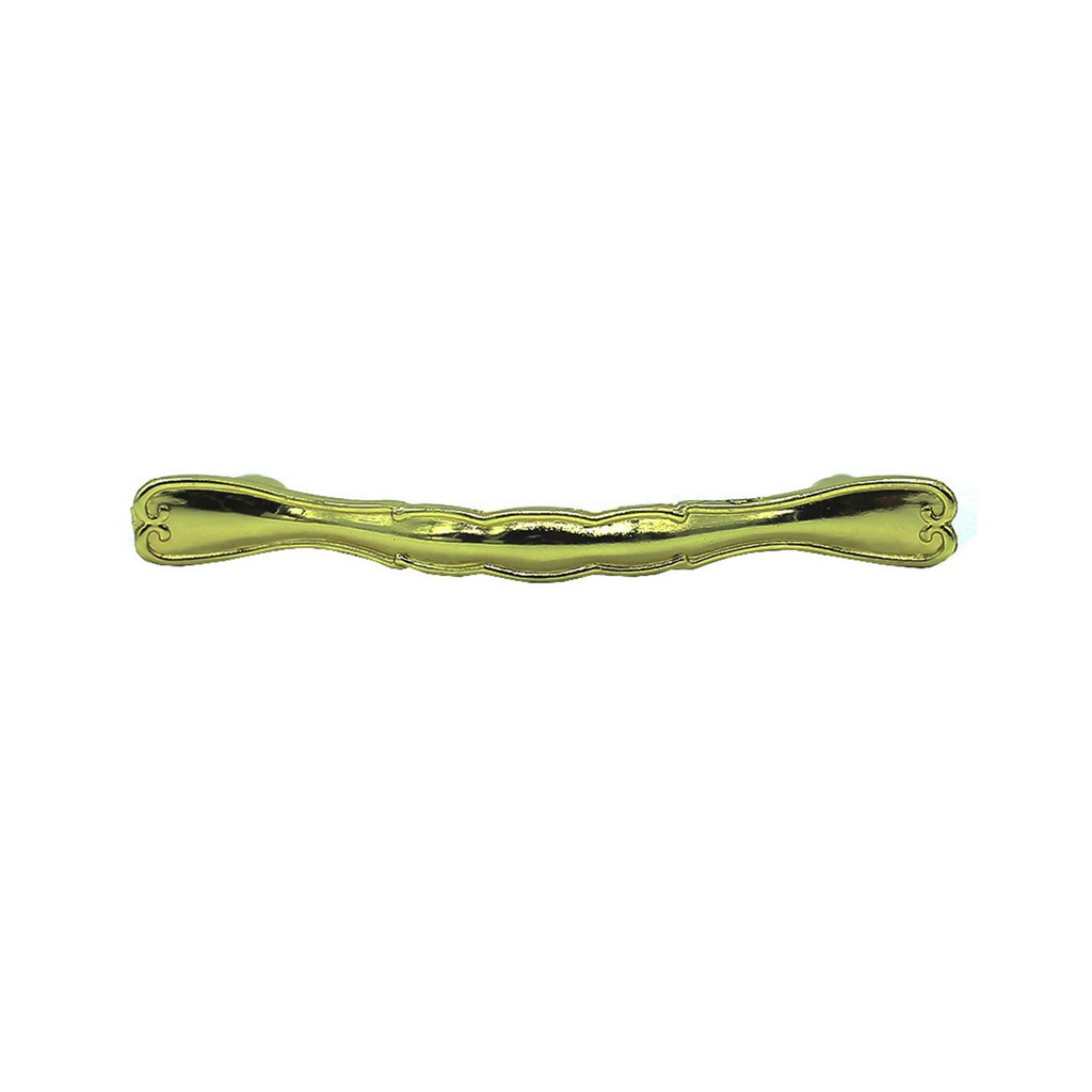 Llamador dorado 3" forma hoja jlh/76/bp