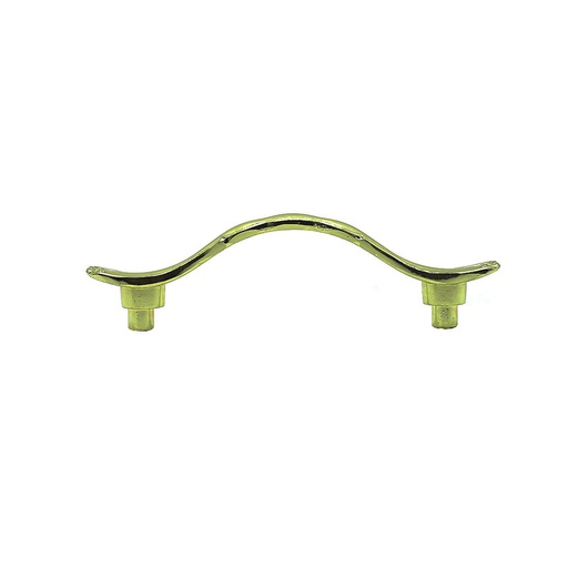 [54405] Llamador dorado 3" forma hoja jlh/76/bp