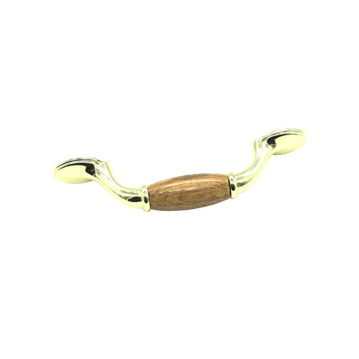 [25613] Llamador dorado 80mm con madera zw3315